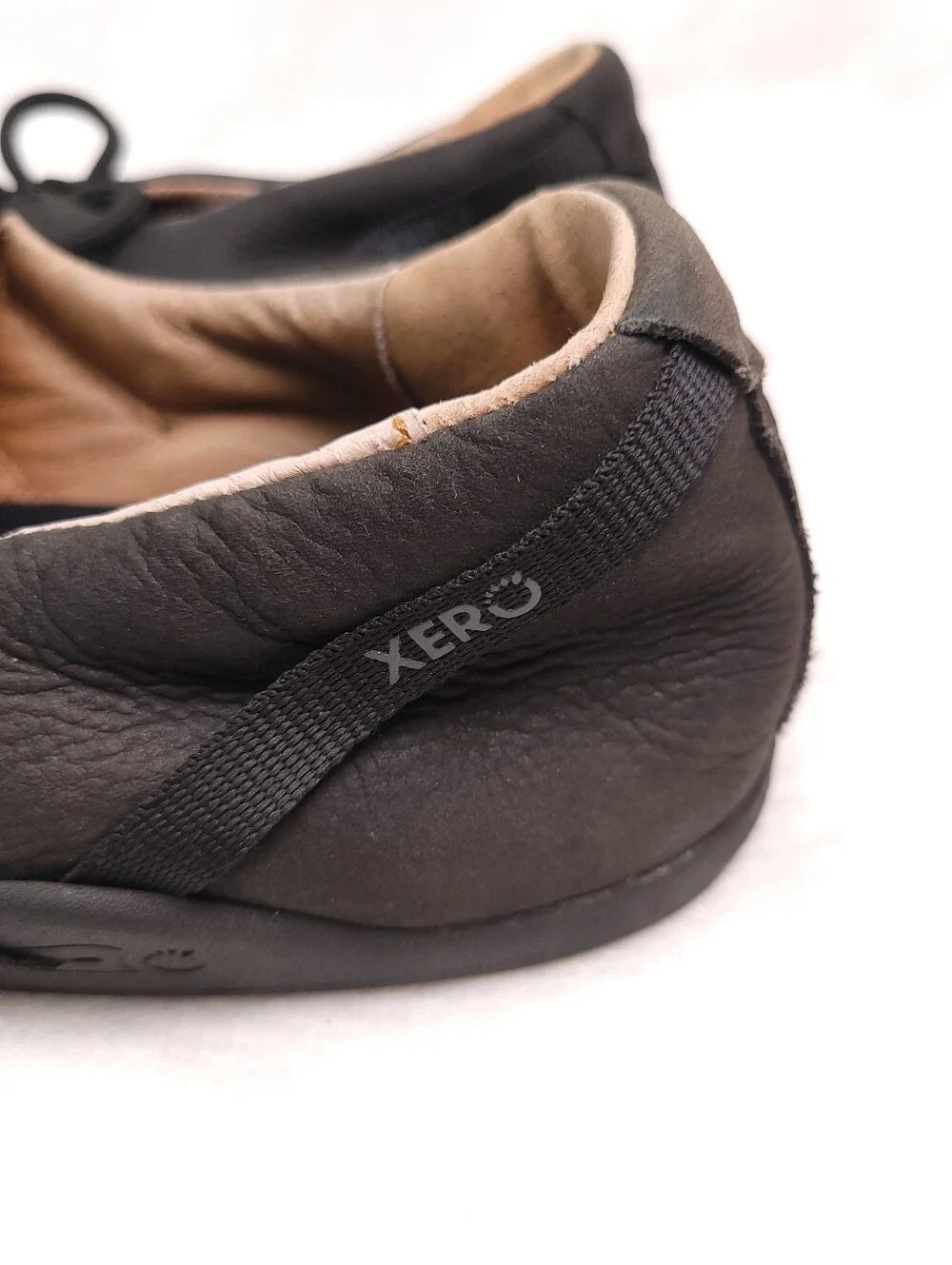 Xero Shoes Mens 11 Hana Minimalist Barefoot Shoes Black Leather